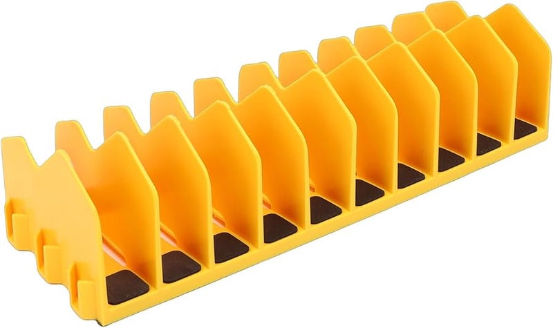 صينية تخزين ملاقيط بلاستيكية قابلة للتمديد منظّم أدوات مضاد للانزلاق للدرج طاولة عمل المرآب - Image 1